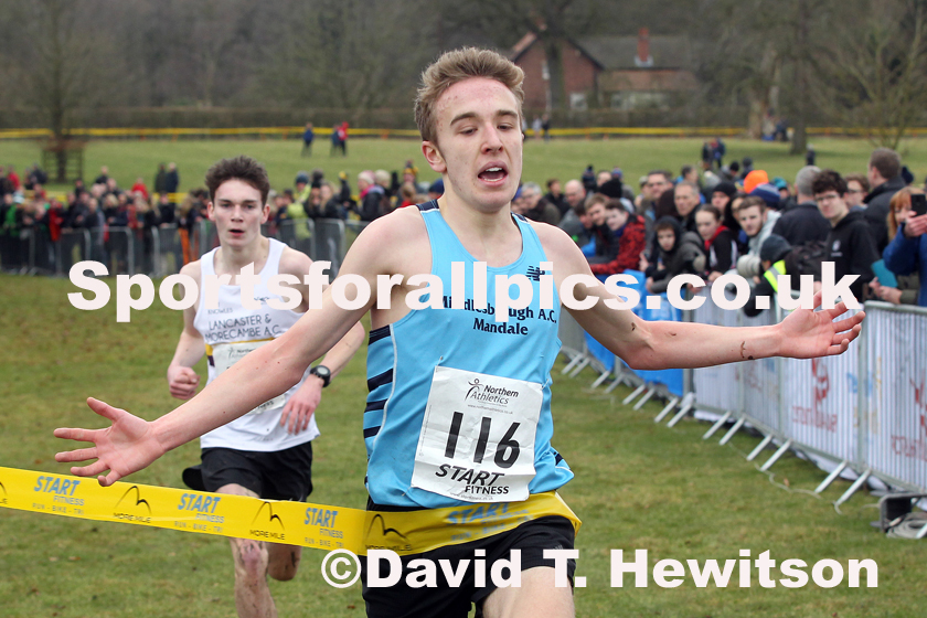 Mens under-17s Northern Cross Country Champs., Camp Hill Estate, Kirklington.  Photo: David T. Hewitson/Sports for All Pics